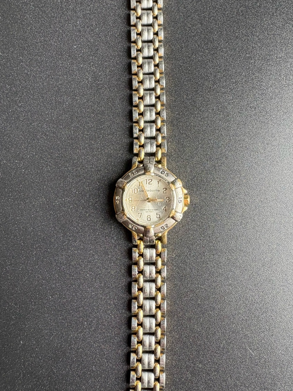 Two-Tone‎ Women's Vintage Bracelet Watch - Gold and Silver